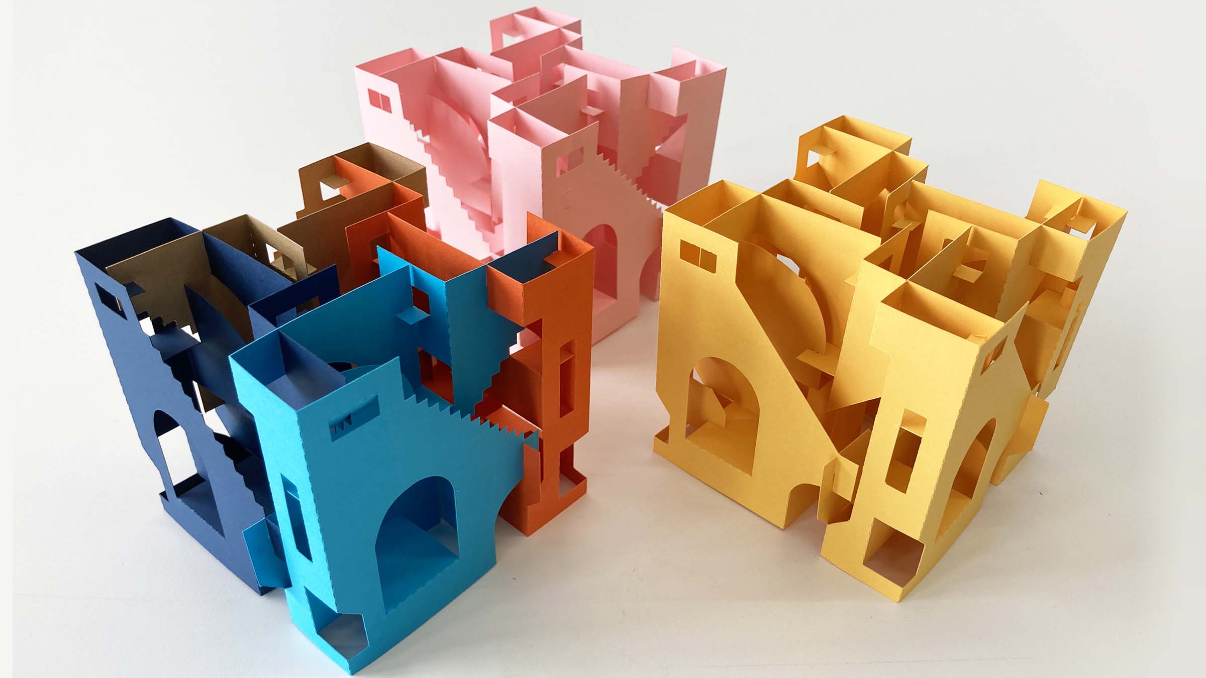 Cutting Folding and assembling Paper Models - David Umemoto